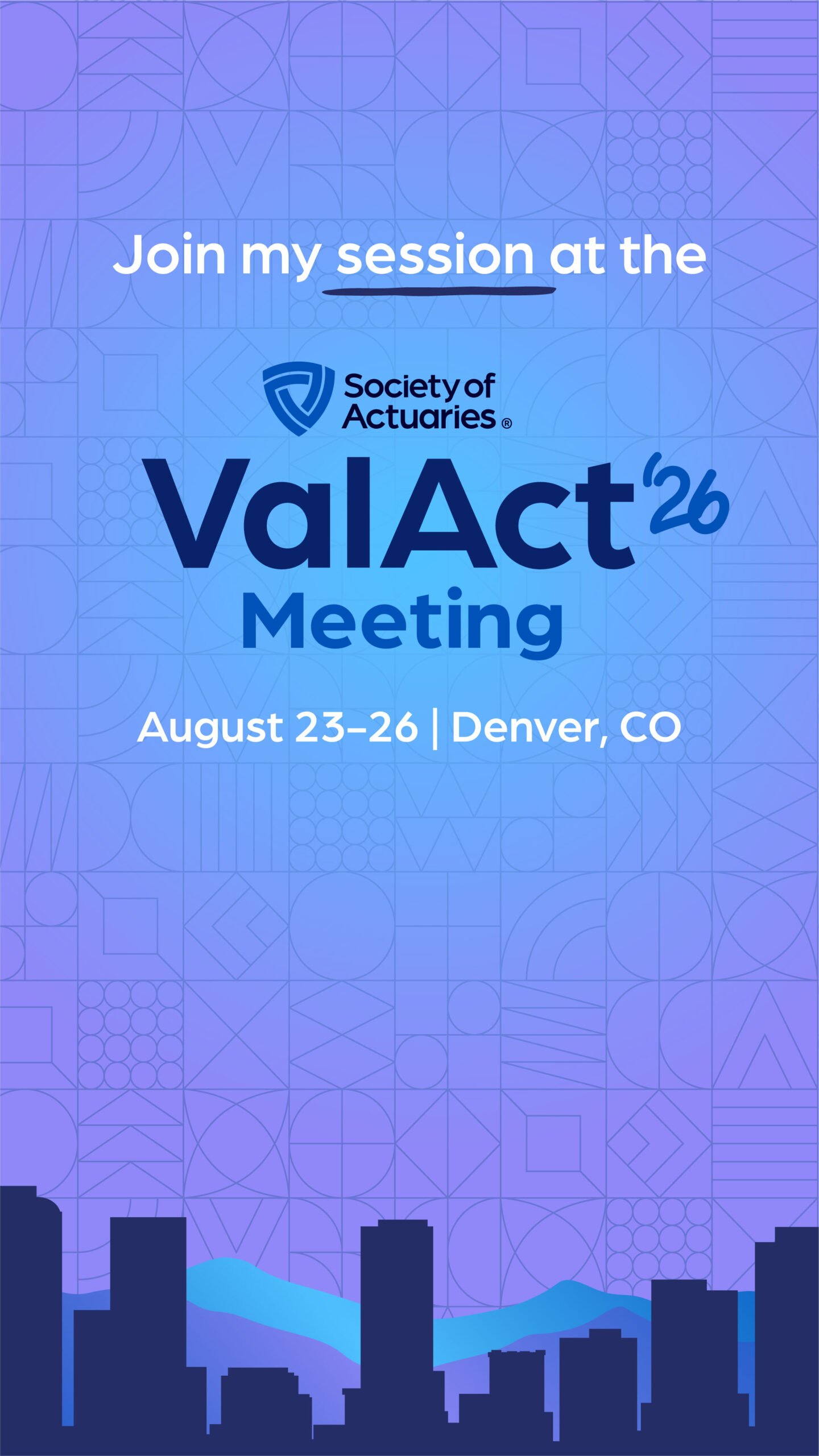 Society of Actuaries ValAct 2026 Meeting